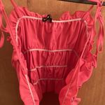 SheIn hot pink tube top with tie straps Photo 4