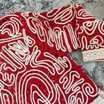 Chico's Chico’s Red and Cream Crochet Shrug Jacket Photo 12