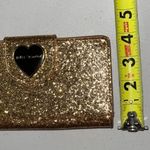Betsey Johnson Betsy Johnson Gold Metallic Cell Phone Holder / Wristlet / Wallet Photo 5