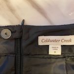 Coldwater Creek Coldwater Women Chic Black Lustrous Textured Shimmer Pencil Skirt-8 Photo 6