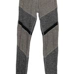 Alo Yoga Alo Alosoft Sheila Legging High Waisted 7/8 Length Heather Gray Black Striped XS Photo 1