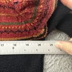 Erika Vintage  & Co Zip Up Cardigan Sweater Fair Isle Nordic Retro Women's Medium Photo 5