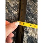 Brighton  Belt Patent Leather Black With Gold Size Medium # 37713 Vintage 1993 1" Photo 6