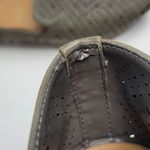 Seychelles  SAGE GREEN GRAY PERFORATED POINTY TOE FLATS 8 Photo 6