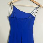 Hello Molly  Outta Cash Midi Dress Women's XS 2 Blue Slit Cocktail Party NWOT Photo 12