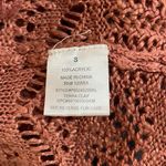 Pink republic Women’s  pinkish orange open front/knit half sleeve cardigan Small Photo 3