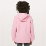 Lululemon So Sherpa Hooded Jacket in Heathered Pink Haze Photo 2
