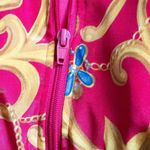 Vintage 90s Ornate Baroque Gripoix Gem Pattern Print Bomber Jacket Windbreaker Size undefined Photo 6
