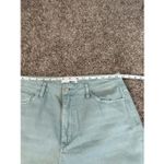Vervet 90's Vintage Loose Fit Crop Flare Distressed Teal Green Wash Jean Size 30 Photo 5