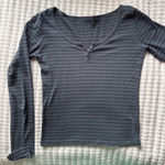 Brandy Melville  Striped Long Sleeve Top Photo 0