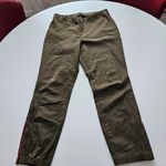 Saks 5th Avenue Pure Navy by Saks Fifth Avenue Military Olive Green Cargo Tapered Pants Photo 0