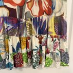 Jams World Jam’s World Hattie Dress Sz S Tavern Print Tropical Floral Ruffle Art To Wear Photo 6