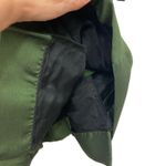 Chester Weinberg Dress 8 Vtg 60s Green Silk Cocktail Gown Covered Buttons Photo 14