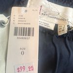 Anthropologie Navy Blue Shift Dress Crew Neck Triangle Hem Size 0 Women's NWT Photo 10