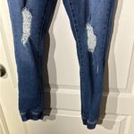 Blue Distressed Jogger Jeans By Rachel Roy Size 8 Photo 3