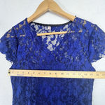 Midi Bodycon Dress Royal Blue V Photo 9