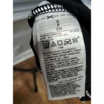 Old Navy  Women's Black & White Cotton Long Sleeve Boat Neck Knee Length Dress S Photo 8