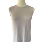 Athleta Ribbed Tank Top Lavender Grey Modal Blend Small Soft Stretch Activewear Photo 0