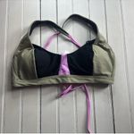 prAna Tulum Bikini Top Black Color Block Size M Photo 2