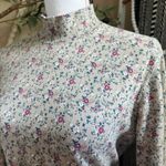 High Sierra Vintage 90s Cottagecore Allover Floral Print Turtleneck Photo 2