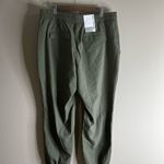Nine West NWT tie waist mid rise joggers size large green Photo 7