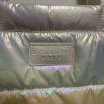 Bath & Body Works White Iridescent Puffer Tote Bag NEW Photo 2