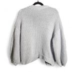 Altar'd State  size M light blue daisy flower knit cardigan Photo 4