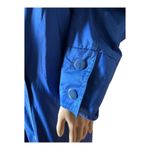 Vintage 80's Raingear Royal Blue raglan Sleeves Raincoat size 10 Photo 8
