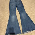 REWASH  Blue Distressed Flare Jeans Photo 4
