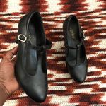 Y2K Black Gothic Preppy Whimsygoth leather t Photo 2