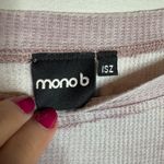 Mono B waffle thermal burnout oversize long sleeve tee Size undefined Photo 2