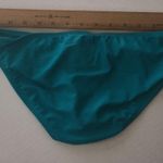 Hot Water  Bikini bottoms teal blue M Photo 4
