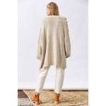 Anthropologie Braided-Sleeve Cardigan Photo 2