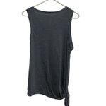 Xersion Tank Top Sleeveless Tie Gray Athleisure Activewear Tough Girl L Photo 5