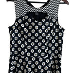 Cotton Express  Women Top L Daisy Floral‎ Cutout Bodice Side Zip Boho Cottagecore Photo 0