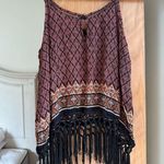 Forever 21 Black and Brown Patterned Top Photo 1