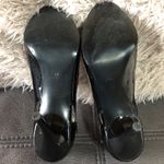 Guess Shiny Black Peep Toe Heels S8 Photo 6