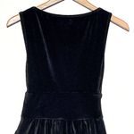 FIELD DAY Women’s Mere Dress Black Ribbed Velvet Sleeveless Skater Skirt size XS Photo 6