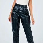 Princess Polly Black Leather Pants Photo 0