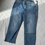 J. Jill Blue Ankle Cropped Jeans Relaxed Fit Size 12P Photo 4