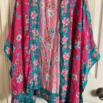 VINTAGE Tolani Collection Women's Kimono Floral Multicolor 3X Bohemian 90s Pink Photo 3