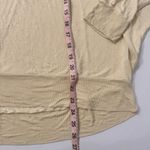 Michael Lauren Cream Oat Hunter Draped Tee Size X-Small/Small NWOT Photo 5