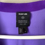 Helmut Lang  sz M‎ purple button shift 100% silk dress Photo 4