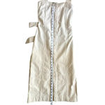 Nanushka Sally Denim Creme Midi Dress XS Photo 11