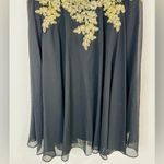 Windsor  Women's Black Gold Strapless Dress Size Small Prom Homecoming Party Photo 5