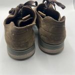 UGG  Tye Leather Lace Up Sneakers Brown Nubuck Sz 9.5 Photo 4