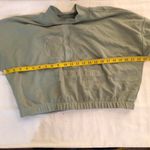 Calvin Klein CK Green Cropped long sleeve sweater sweatshirt mock turtle neck-Size XL Excellent condition, measurement in pics Photo 4