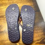 Brighton  Red And Blue Flip Flops Size 7 Photo 8