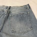 Cosmic Blue Love (26) Cuffed Distressed Cut Off Hem Light Wash Jean Shorts Photo 5