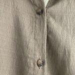 Blu Pepper  Tan Brown Drop Waist Causal Minimalist Sleeve work shirt dress Photo 3